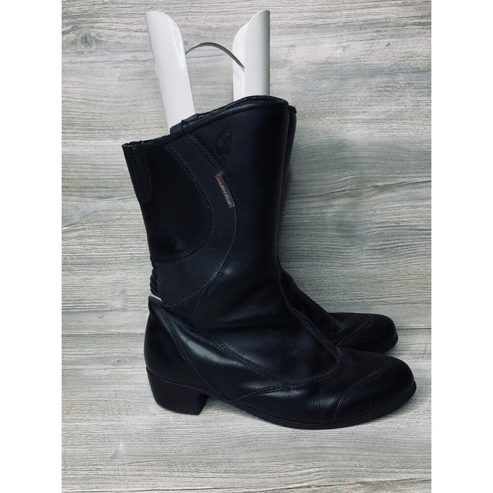 Forma Womens Motorcycle Boots Size 40 EU Diamond Black Drytex Biker Racing